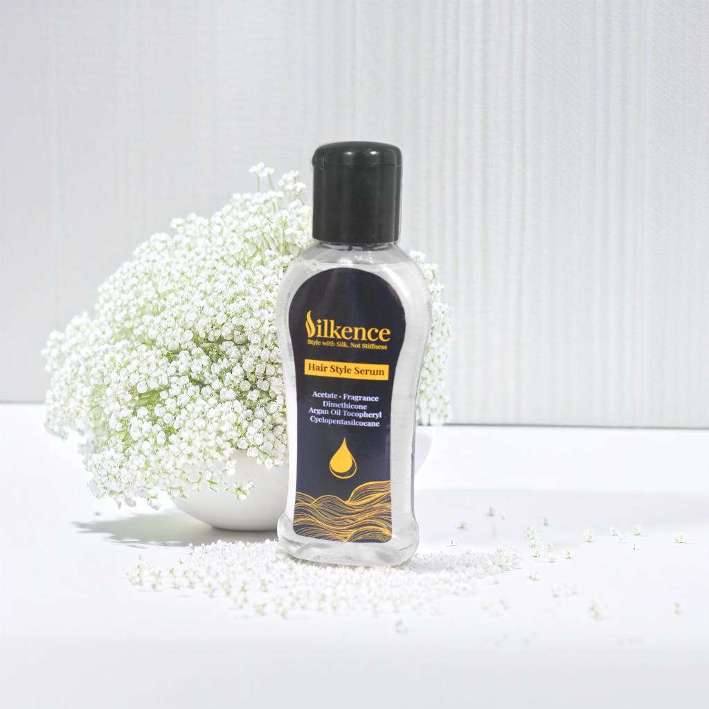 Silkence-hair-style-serum-Photo-Studio-shot