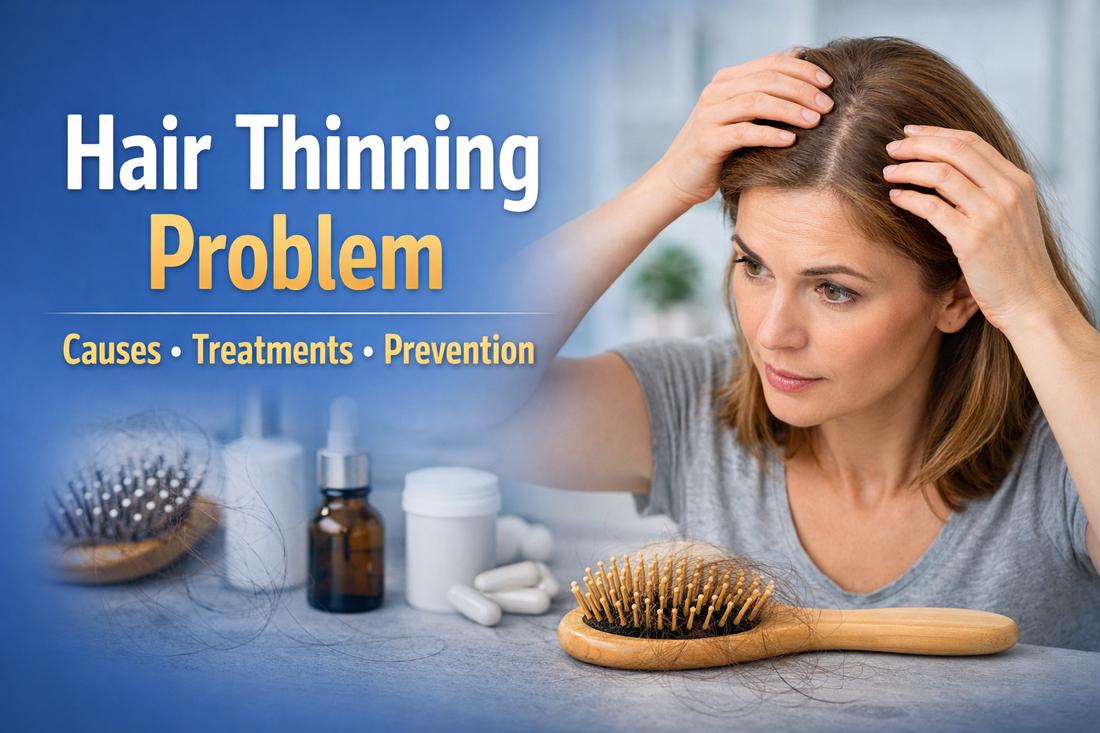 Hair Thinning Problem: Causes, Solutions, and Prevention