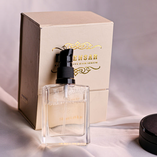 Redensar Regenerative Hair Serum Pack shot with Serum bottle