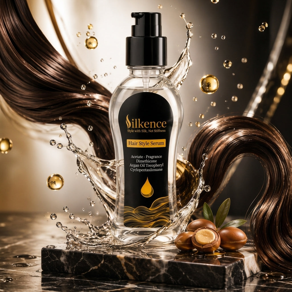 Silkence Hair Serum for Frizz Control & Shine