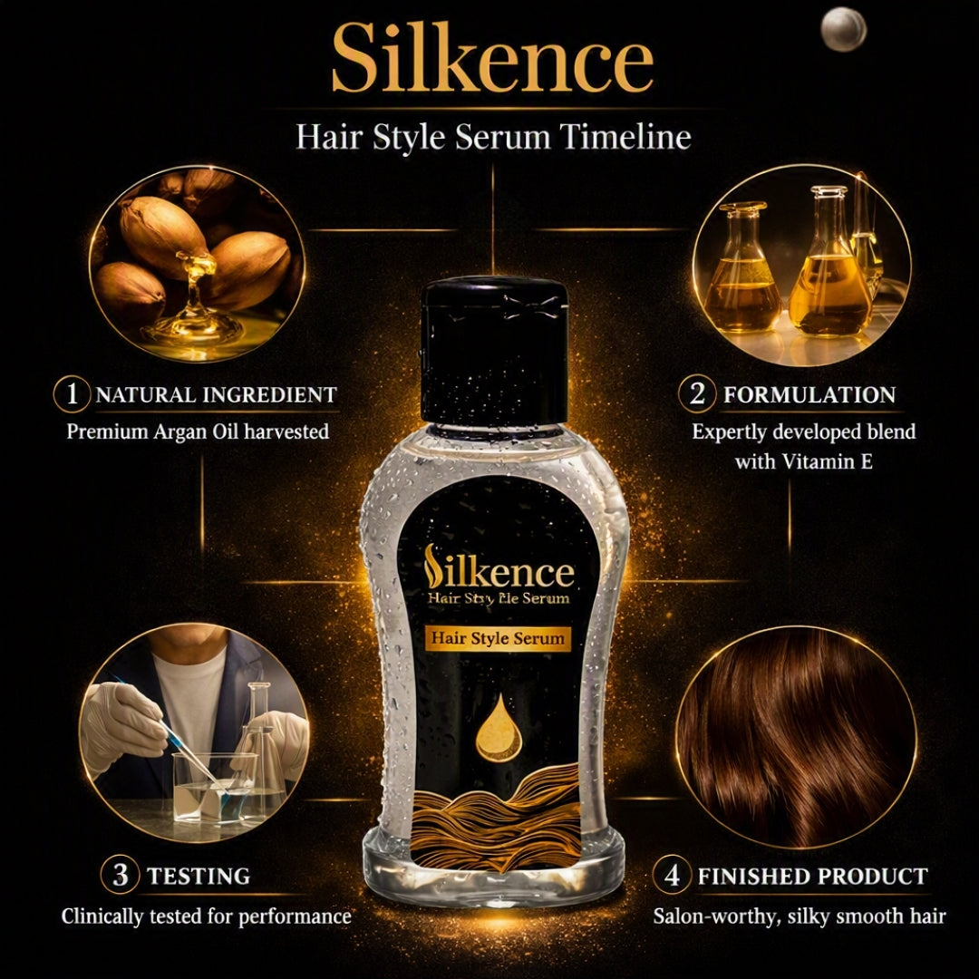 Silkence Hair Serum for Frizz Control & Shine