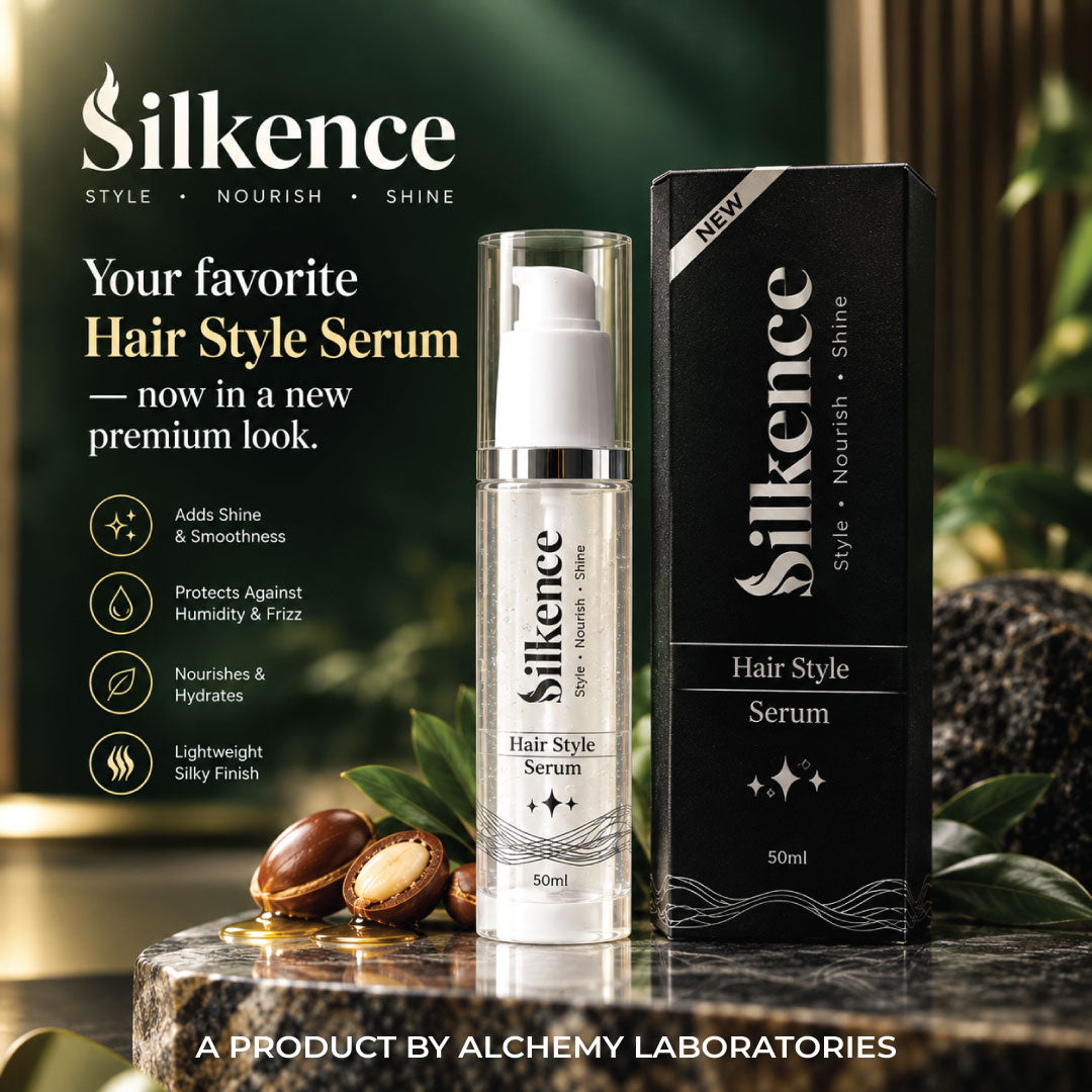 Silkence Hair Serum for Frizz Control & Shine