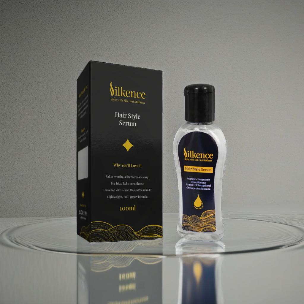 Silkence-hair-style-serum-Photo-Studio-Water-Table-Top