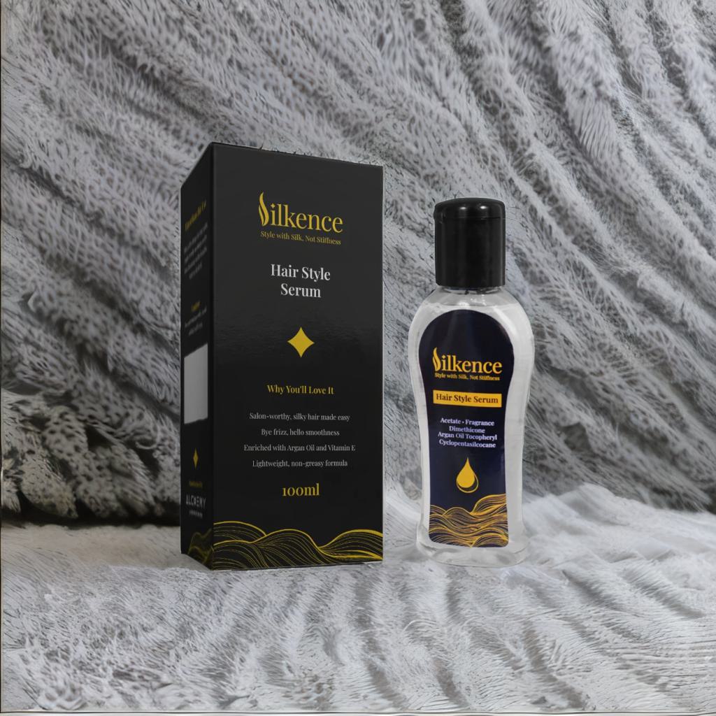 Silkence-hair-style-serum-Photo-Studio-Grey-Leather